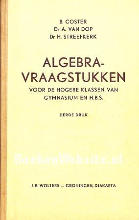 Algebra vraagstukken