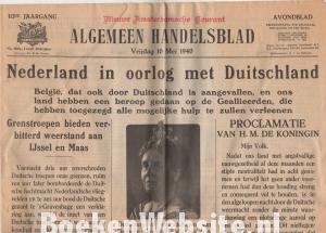 Algemeen Handelsblad 10 mei 1940