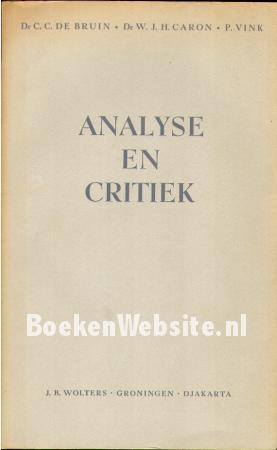 Analyse en critiek