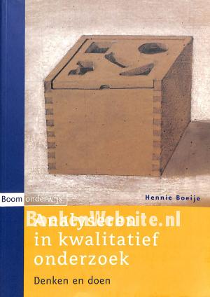 Analyseren in kwalitatief onderzoek