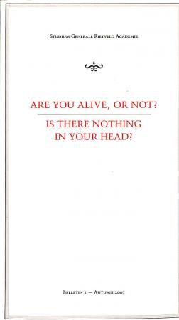 Are you alive, or not?