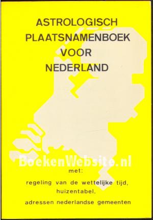 Astrologisch plaatsnamenboek voor Nederland