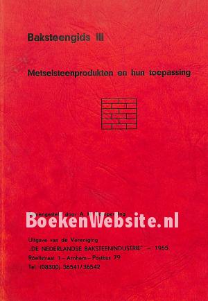 Baksteengids III Baksteengids III