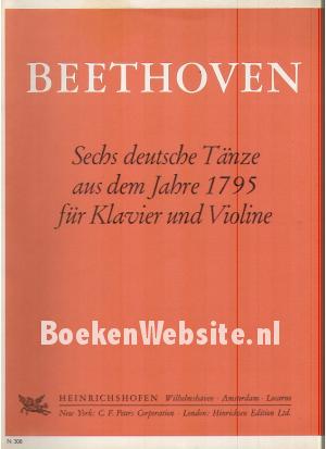 Beethoven, Sechs deutsche Tanze fur Klavier und Violine