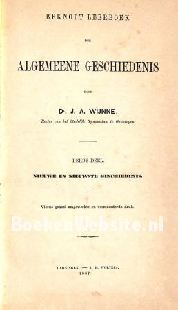 Beknopt Leerboek der Geschiedenis van het Vaderland dl. 03