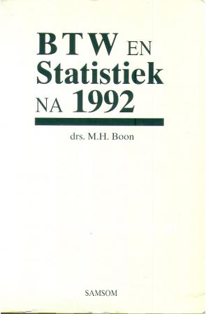 BTW en Statistiek na 1992