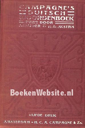 Campagne's Duitsch Woordenboek Campagne's Duitsch Woordenboek