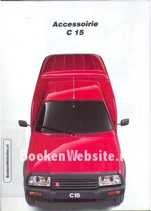 Citroen C15 accesoires brochure