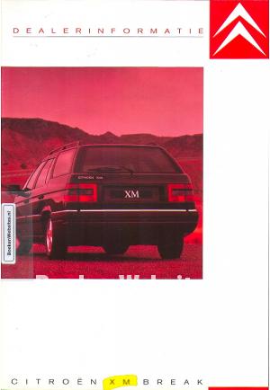 Citroen XM Break 1991 brochure
