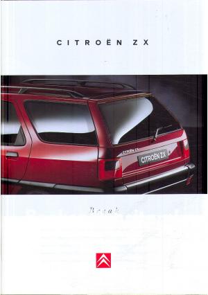Citroen ZX Break brochure Citroen ZX Break brochure