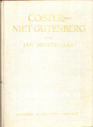 Coster - niet Gutenberg