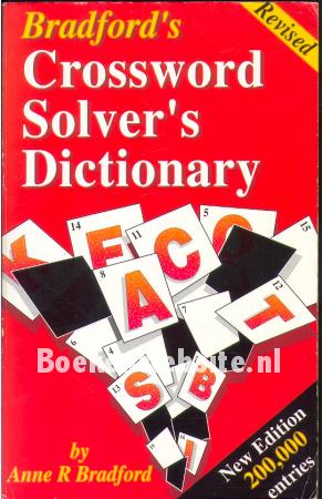 Crossword Solver's Dictionary Crossword Solver's Dictionary