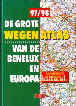 De grote wegenatlas van de Benelux en Europa