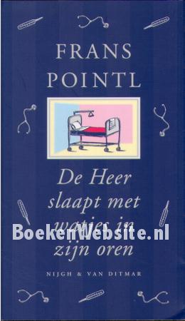 De heer slaapt met watjes in zijn oren De heer slaapt met watjes in zijn oren