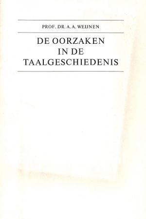 De oorzaken in de taalgeschiedenis