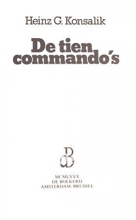 De tien commando's