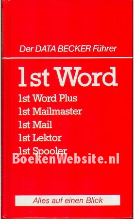 Der Data Becker Fuhrer 1st Word Der Data Becker Fuhrer 1st Word