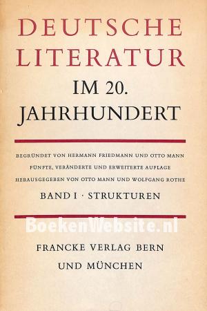 Deutsche Literatur im 20. Jahrhundert I