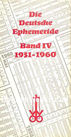 Die Deutsche Ephemeride IV 1951-1960