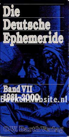 Die Deutsche Ephemeride VII 1981-2000
