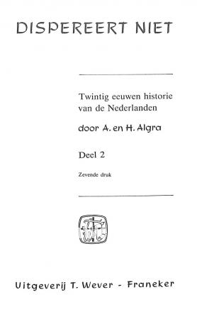 Dispereert niet 2 Dispereert niet 2