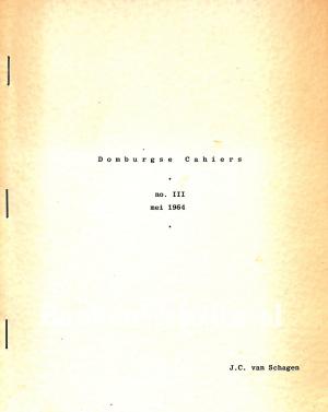 Domburgse Cahiers no. III
