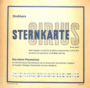 Drehbare Sirius Sternkarte