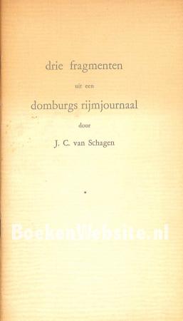 Drie fragmenten uit een Domburgs rijmjournaal