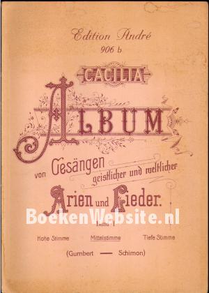 Edition Andre 906 b Cacilia Album von Gesängen
