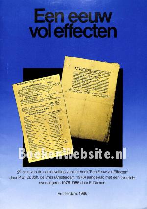 Een eeuw vol effecten