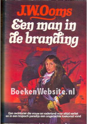 Een man in de branding Een man in de branding