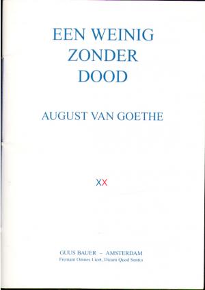 Een weinig zonder dood