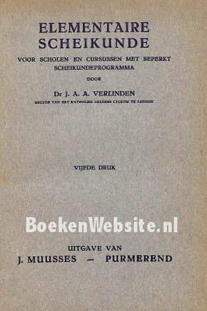Elementaire scheikunde Elementaire scheikunde