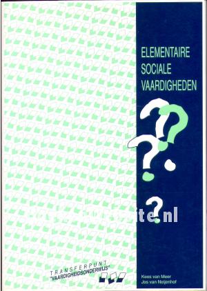 Elementaire sociale vaardigheden Elementaire sociale vaardigheden