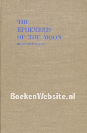 The Ephemeris of the Moon