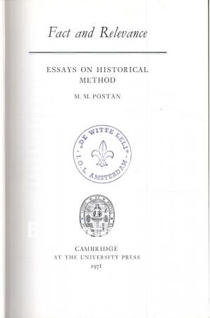 Fact and Relevance Fact and Relevance