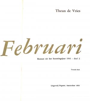 Februari deel 2, roman uit het bezettingsjaar 1941