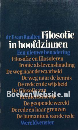 Filosofie in hoofdzinnen Filosofie in hoofdzinnen