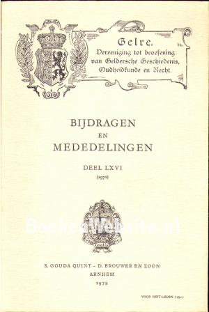Gelre, bijdragen en mededelingen deel LXVI