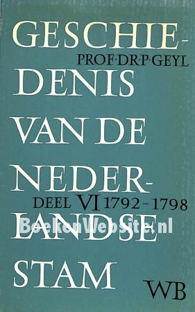 Geschiedenis van de Nederlandse stam VI Geschiedenis van de Nederlandse stam VI