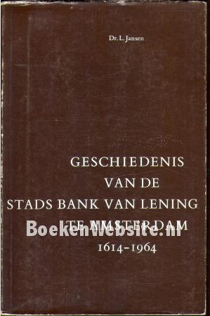 Geschiedenis van de Stadsbank van lening te Amsterdam