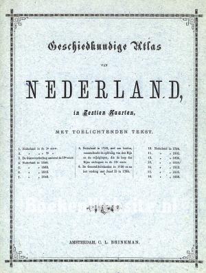 Geschiedkundige Atlas van Nederland in zestien kaarten