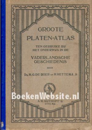 Groote Platen-atlas vaderlandsche geschiedenis