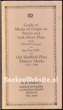 Guide to Marks of Origin on British and Irish Silver Plate