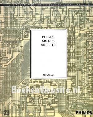 Handboek Philips MS-DOS Shell 1.10 Handboek Philips MS-DOS Shell 1.10