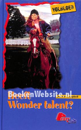 Heeft Wonder talent? Heeft Wonder talent?