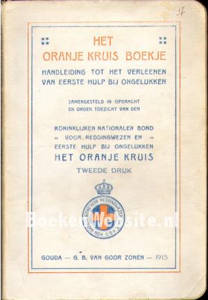 Het Oranje Kruis boekje