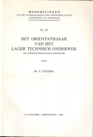 Het orientatiejaar van het LTO