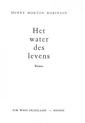 Het water des levens