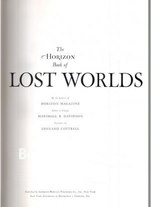 The Horizon Book of Lost Worlds